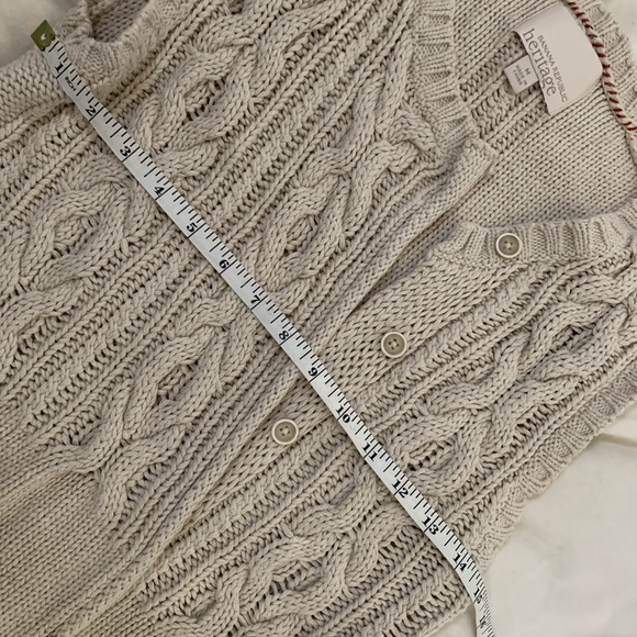 Banana Republic Heritage Cable Knit Sweater Vest Size M - Picture 5 of 6